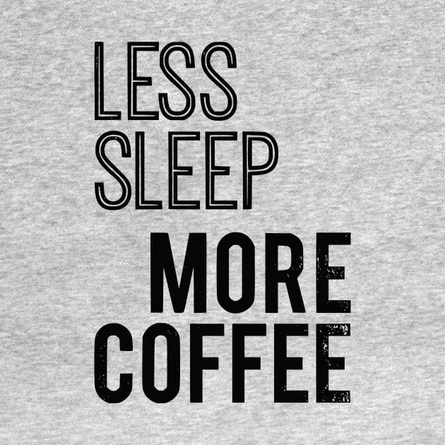 Less Sleep More Coffee by prettyinpunk